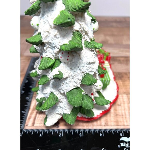 Whimsical Curved Christmas Tree Candle Holder, Ornament Holder - Picture 9 of 9